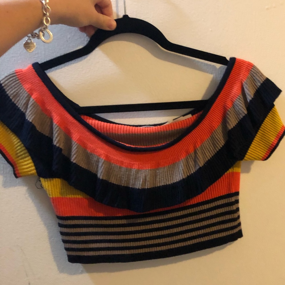 Urban Outfitters colorful crop top